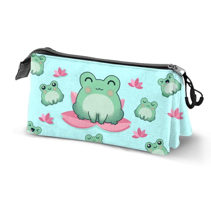 Estuche Portatodo Triple Froggy Oh My Pop Turquesa Estuche Portatodo Triple Froggy Oh My Pop Turquesa