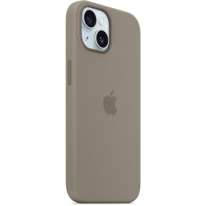 Funda para Móvil Apple MXPG3ZM/A Gris Apple iPhone 15 5 Funda para Móvil Apple MXPG3ZM/A Gris Apple iPhone 15 5