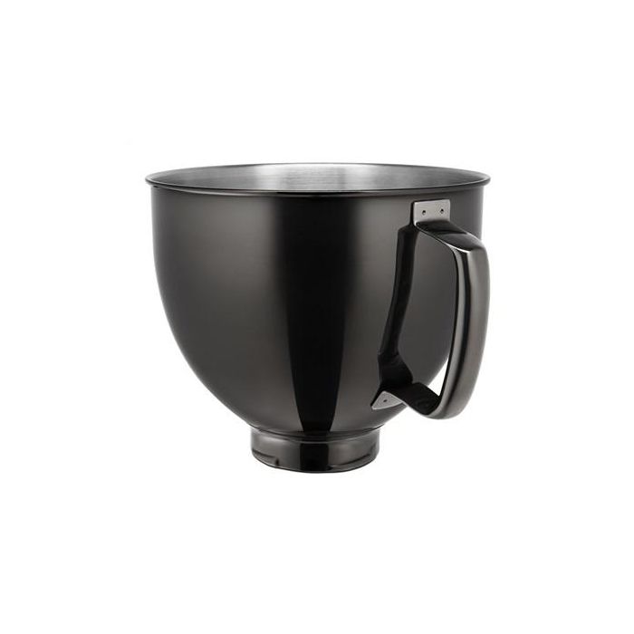 Kitchenaid 5KSM5SSBRB Bol de Acero Inoxidable Negro Radiant para Robot con Cabezal Inclinable 1