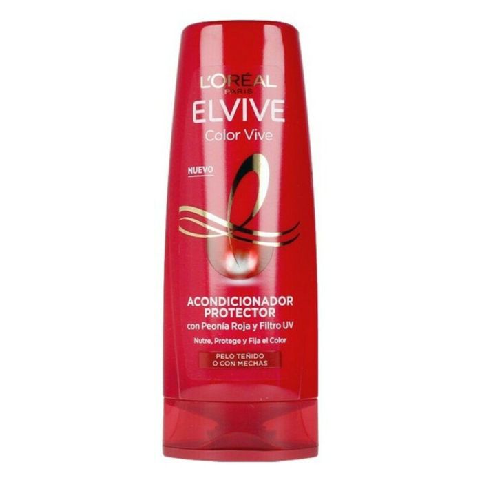 L'Oréal Paris 1217072B Elvive Color-Vive Acondicionador Protector para Cabello Teñido y con Mechas con Peonía y Filtros UV 300 ml