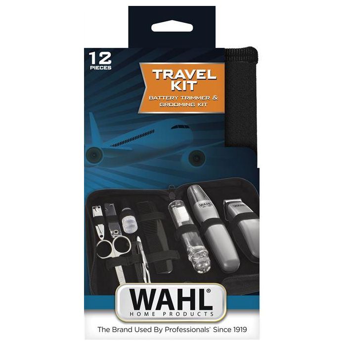 Cortabarbas + Recortadora De Nariz, Orejas Y Cejas Travel Kit WAHL 9962-1816 1