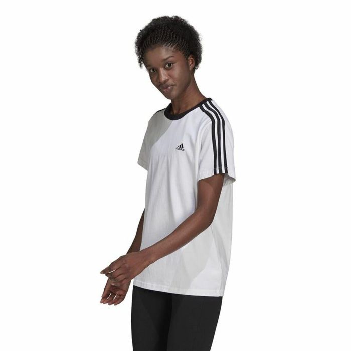 Camiseta de Manga Corta Hombre Adidas Blanco 5