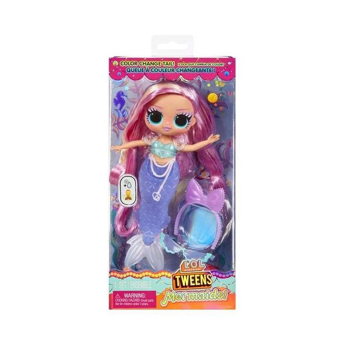 Muñeca l.o.l. surprise tween sirena - lola waves. su cola cambia de color 25,4x12,7x6,35 cm Muñeca l.o.l. surprise tween sirena - lola waves. su cola cambia de color 25,4x12,7x6,35 cm