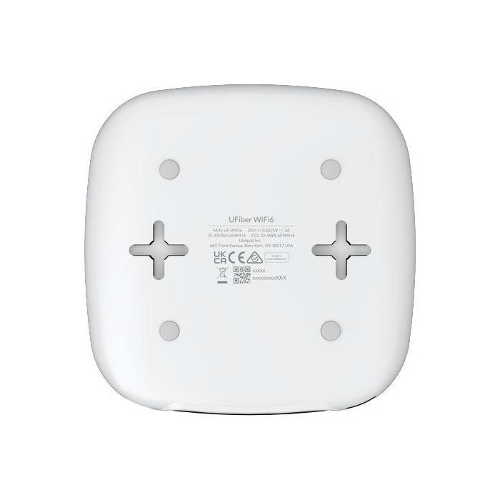Ubiquiti UFiber WiFi6 GPON CPE Unidad de Red Óptica (ONU) con Wi-Fi 6 para Conexiones de Fibra Óptica Gigabit 4 Ubiquiti UFiber WiFi6 GPON CPE Unidad de Red Óptica (ONU) con Wi-Fi 6 para Conexiones de Fibra Óptica Gigabit 4