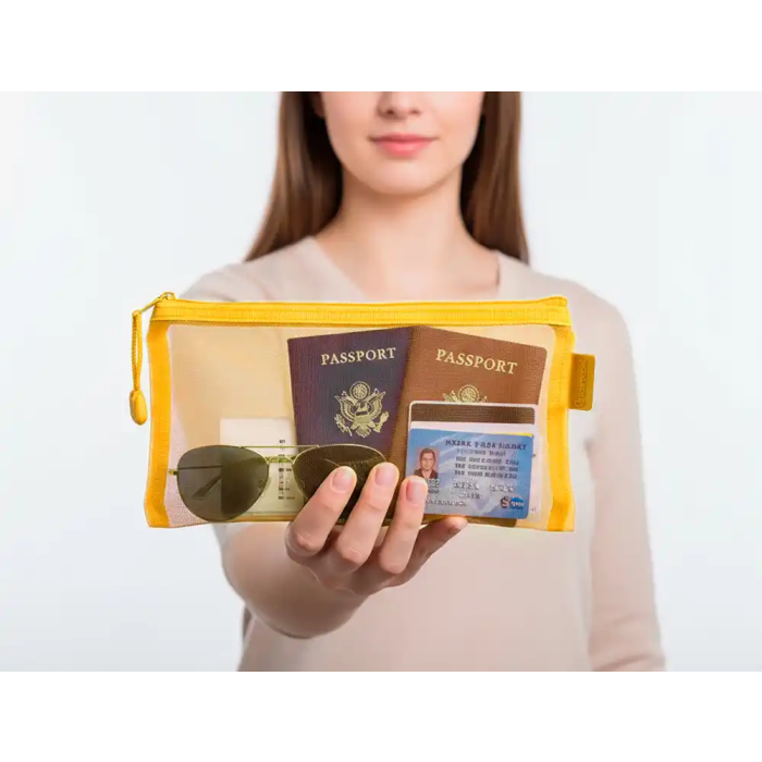 Liderpapel Bolsa Zipper Bag Poliester Transpirable Multiusos Ticket 230x115 mm Amarillo 6 Liderpapel Bolsa Zipper Bag Poliester Transpirable Multiusos Ticket 230x115 mm Amarillo 6