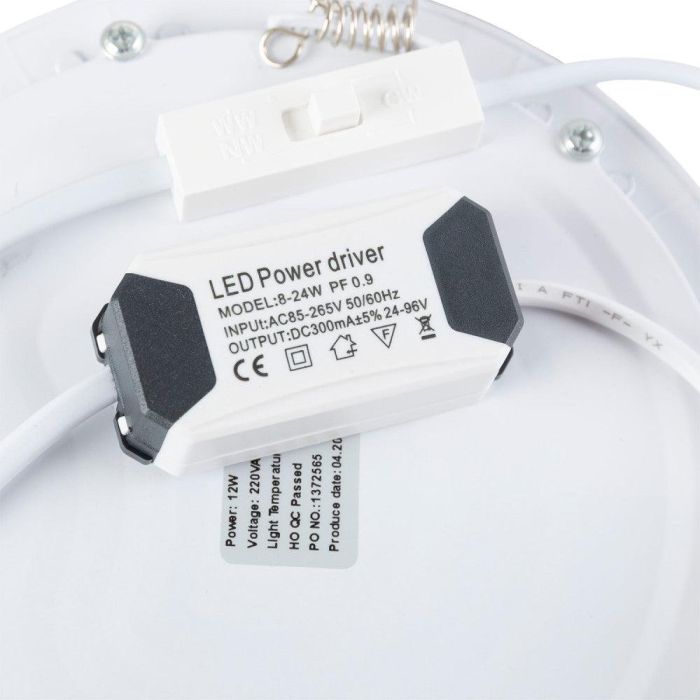 Placa LED 12W 860Lm CCT 3000-6000ºK Circular 40.000H [JL-GP-LZ-2-CCT] 1