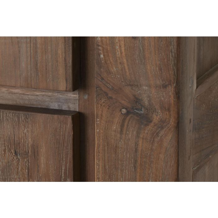 DKD Home Decor Armario Indo minimal 24 Natural 4 puertas 130 x 45 x 180 cm 6