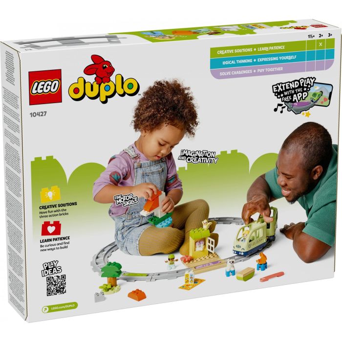 LEGO 10427 DUPLO My Town Tren de aventuras interactivo Juguetes de aprendizaje temprano para niños 2 años 8 LEGO 10427 DUPLO My Town Tren de aventuras interactivo Juguetes de aprendizaje temprano para niños 2 años 8