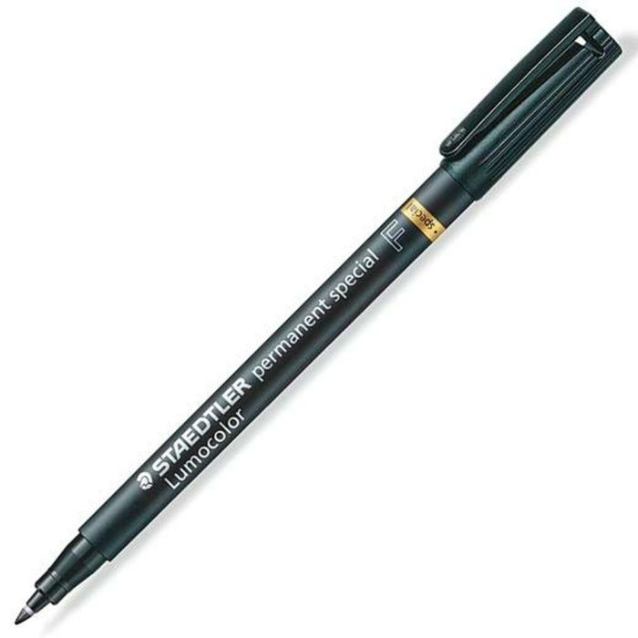 Rotulador permanente Staedtler Lumocolor Special F Negro (10 Unidades) 1 Rotulador permanente Staedtler Lumocolor Special F Negro (10 Unidades) 1