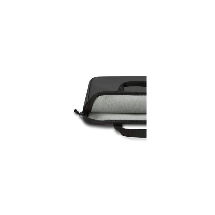 Kensington Funda ECO-FRIENDLY 14" Negro K60103WW para portátil, reciclada, con bolsillos y correa ajustable 4 Kensington Funda ECO-FRIENDLY 14" Negro K60103WW para portátil, reciclada, con bolsillos y correa ajustable 4
