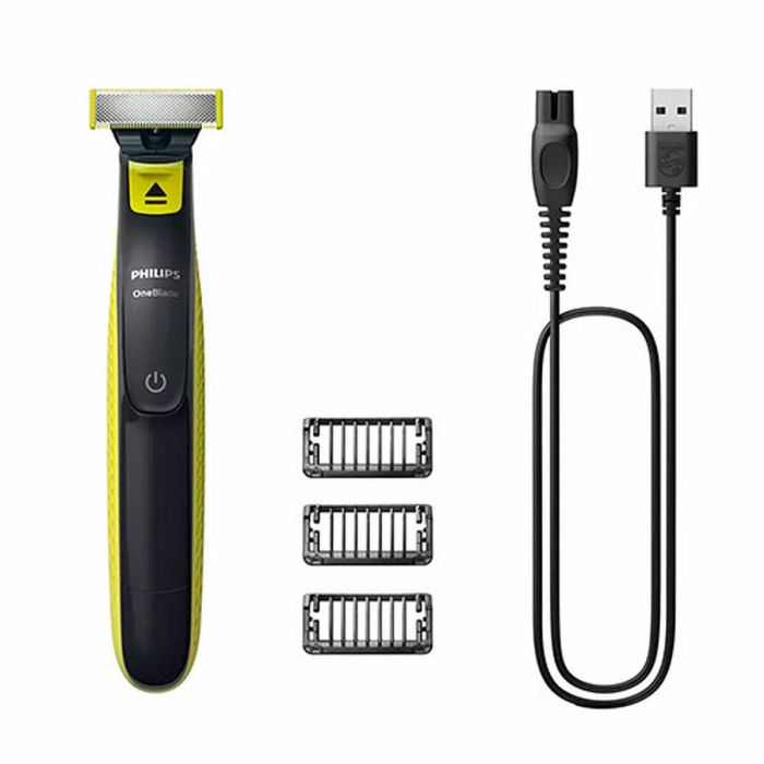 Cortabarbas Philips Oneblade QP2724/10/ con Batería/ 3 Accesorios