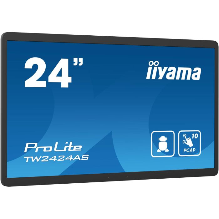 iiyama TW2424AS-B1 Panel-PC Táctil 24" Full HD 1920x1080 IPS Android 12 10 Puntos Táctiles PCAP 24/7
