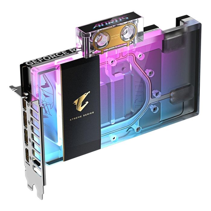 GIGABYTE Tarjeta Gráfica GeForce RTX 5080 AORUS XTREME WATERFORCE WB 16GB GDDR7 PCIe 5.0 GV-N5080AORUSX WB-16GD