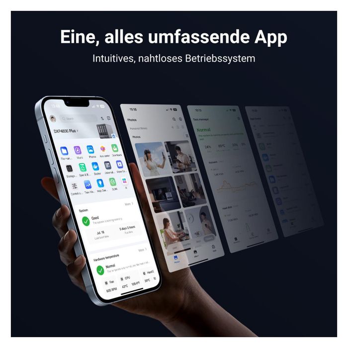 Ugreen NASync DXP4800 Plus NAS Escritorio Intel Pentium Gold 8505 8 GB DDR5 5
