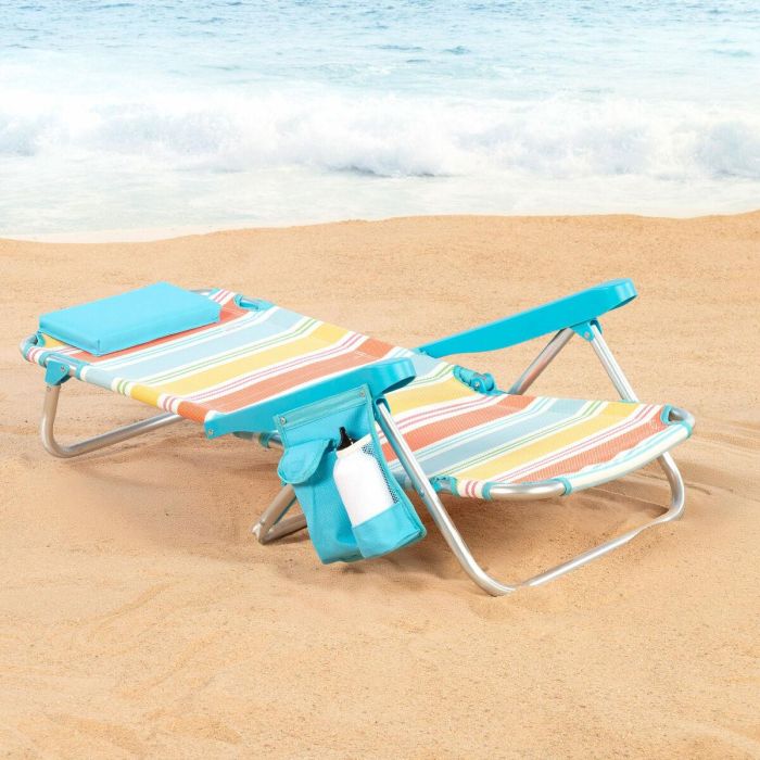 Silla de Playa Aktive 48 x 75 x 48 cm (2 Unidades) 4 Silla de Playa Aktive 48 x 75 x 48 cm (2 Unidades) 4