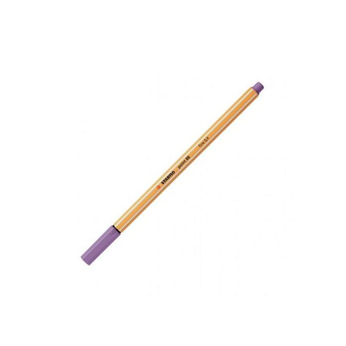 Rotulador Fibra Stabilo Point 88 Lila Grisaceo 10 unidades