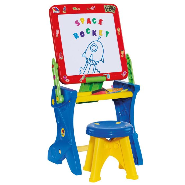 Molto 11073 Pupitre magnético 3 en 1, pizarra y tabla para niños +3 años 1 Molto 11073 Pupitre magnético 3 en 1, pizarra y tabla para niños +3 años 1