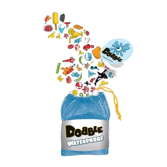 Asmodee Juego Dobble Waterproof Dobbeac01Es - Juego de Cartas con Símbolos Únicos, Resistente al Agua, +7 Años 1 Asmodee Juego Dobble Waterproof Dobbeac01Es - Juego de Cartas con Símbolos Únicos, Resistente al Agua, +7 Años 1