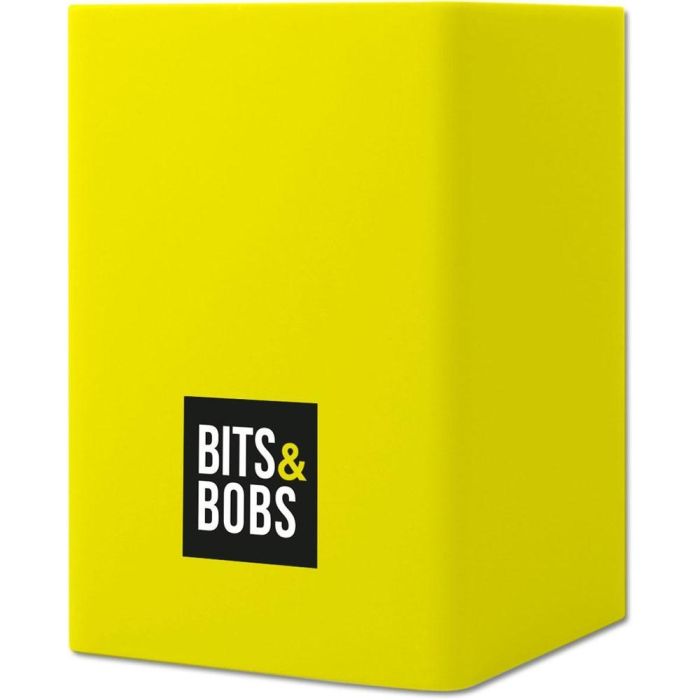 Grafoplás Cubilete de Silicona Bits&Bobs Amarillo Neón, Tacto Suave, Flexible, Resistente al Agua, Reciclable