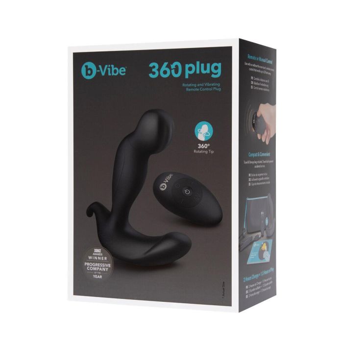 Plug Anal B-Vibe 360 Negro 2 Plug Anal B-Vibe 360 Negro 2