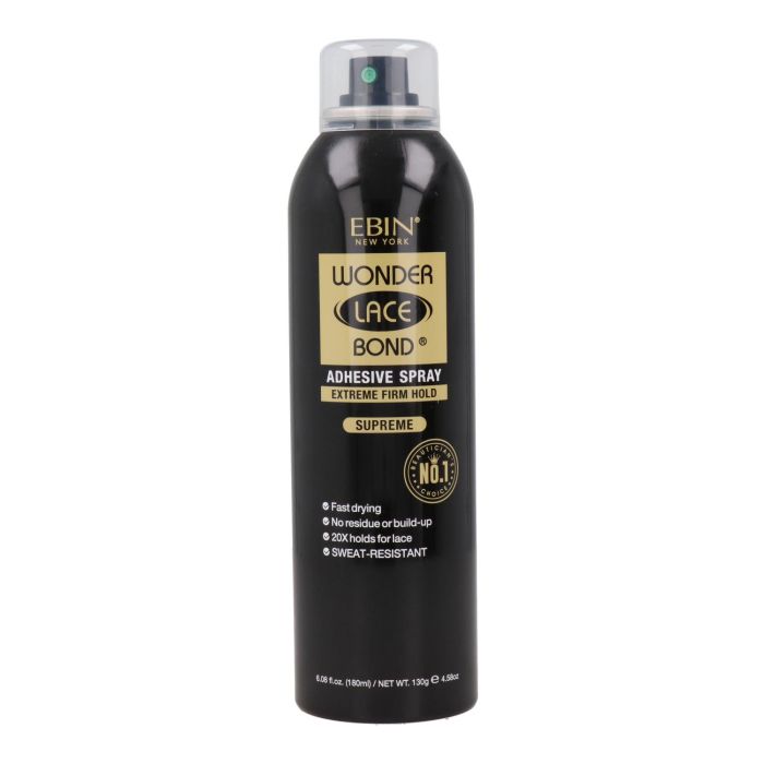 Ebin New York Wonder Bond Supreme Adhesive Spray 180 ml - Spray adhesivo para peluca