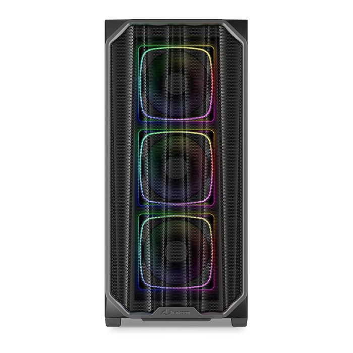 SHARKOON AK5M RGB Caja ATX Midi Tower Negra con Iluminación RGB SHARKOON AK5M RGB Caja ATX Midi Tower Negra con Iluminación RGB