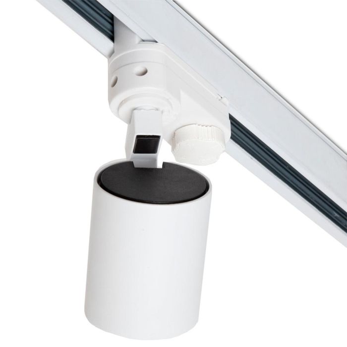 Foco Carril Trifásico "Lumiastra" 1xGU10 Blanco Sin Bombilla 1 Foco Carril Trifásico "Lumiastra" 1xGU10 Blanco Sin Bombilla 1