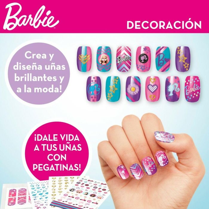 Estuche de manicura y pedicura barbie con muchos accesorios 1 Estuche de manicura y pedicura barbie con muchos accesorios 1