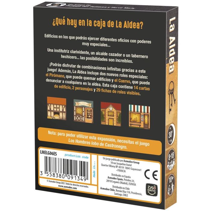 Zygomatic Los Hombres Lobo de Castronegro: La Aldea Juego de Mesa Expansión con Nuevos Roles Especiales 2 Zygomatic Los Hombres Lobo de Castronegro: La Aldea Juego de Mesa Expansión con Nuevos Roles Especiales 2