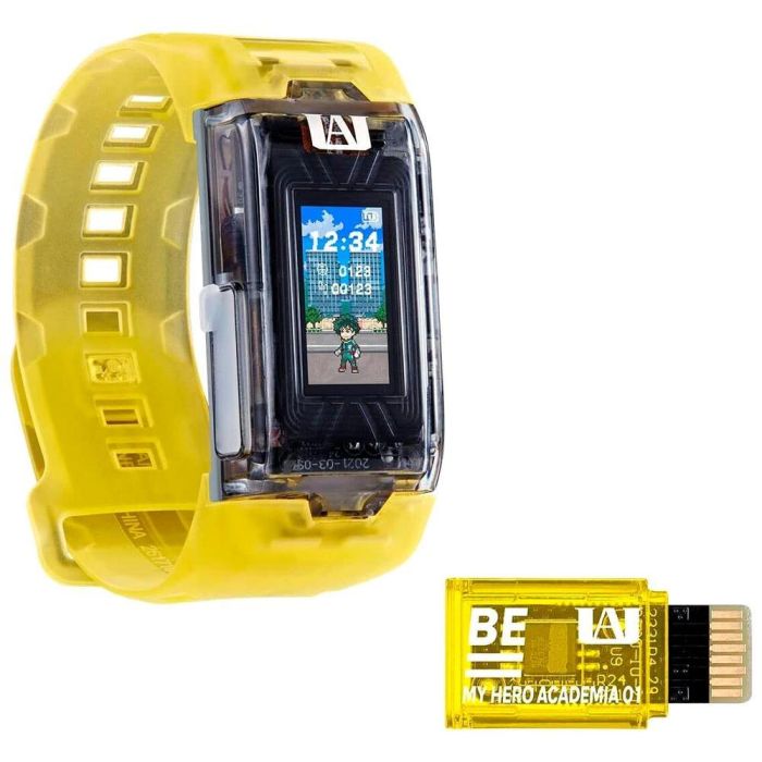Bandai My Hero Academia Vital Bracelet Pulsera de Actividad y Reloj de Fitness para Entrenar Personajes con NFC y App 3