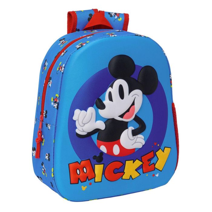 Mochila Escolar Mickey Mouse Clubhouse Azul 27 x 33 x 10 cm 0 Mochila Escolar Mickey Mouse Clubhouse Azul 27 x 33 x 10 cm 0