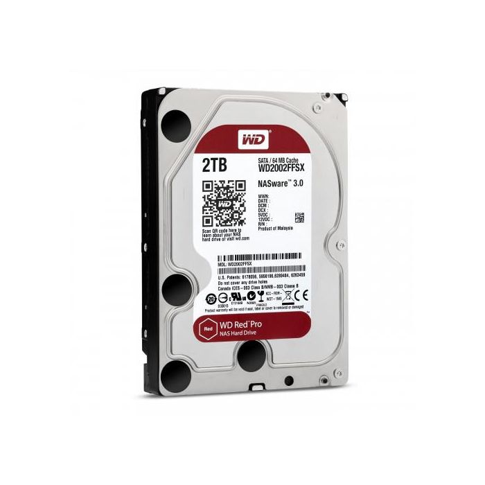 Western Digital Red Pro WD2002FFSX 2TB 3.5" SATA III 7200 RPM para NAS 1 Western Digital Red Pro WD2002FFSX 2TB 3.5" SATA III 7200 RPM para NAS 1