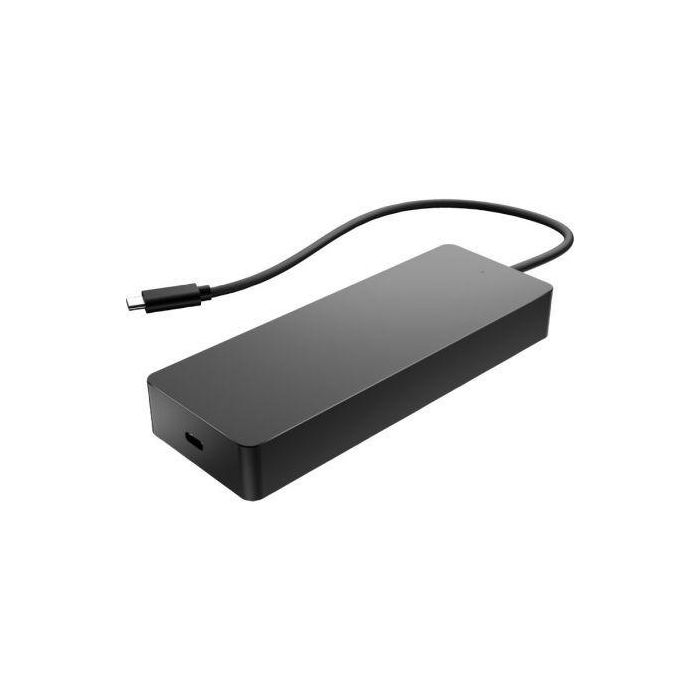 HP Docking USB Tipo-C 50H55UT | 1xUSB Tipo-C PD 65W, 2xUSB, 1xHDMI 4K, 1xDisplayPort, 1xRJ45 | Negro y Azul 2