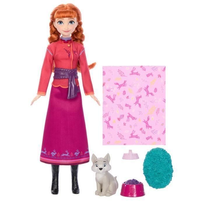 Disney Frozen MATJFG17 JFG17 - Set de Anna y el Cachorro - 4 Accesorios 0 Disney Frozen MATJFG17 JFG17 - Set de Anna y el Cachorro - 4 Accesorios 0