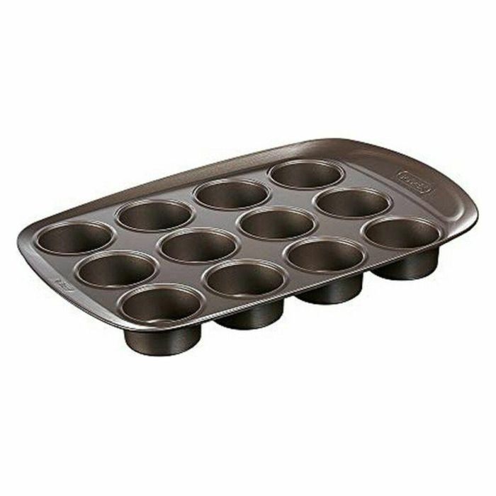 Pyrex 1452002 Molde para Muffins Acero al Carbono Antiadherente 12 Agujeros 0 Pyrex 1452002 Molde para Muffins Acero al Carbono Antiadherente 12 Agujeros 0