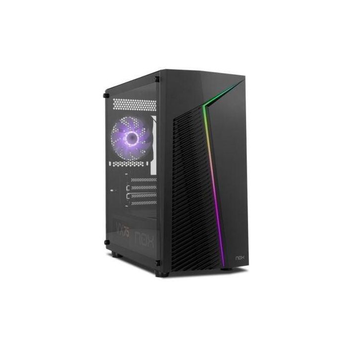NOX Infinity ZETA Mini Tower Negro - Caja PC Gaming con Panel ARGB, Ventana Cristal Templado y USB 3.0 (Compatible ITX/M-ATX) NOX Infinity ZETA Mini Tower Negro - Caja PC Gaming con Panel ARGB, Ventana Cristal Templado y USB 3.0 (Compatible ITX/M-ATX)