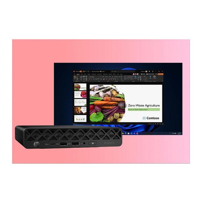 HP EliteDesk 8 G1i CU9-285T Mini PC 64GB RAM 1TB SSD Windows 11 Pro 3 Años VOS 12