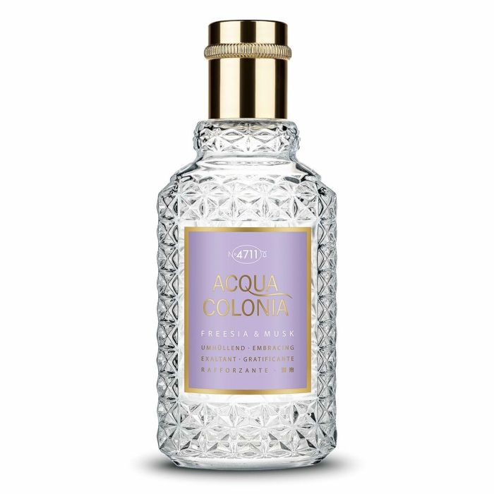 4711 ACQUA COLONIA FREESIA & MUSK EDC Vapo 50 ml – Fragancia Floral con Notas de Almizcle para Mujer 4