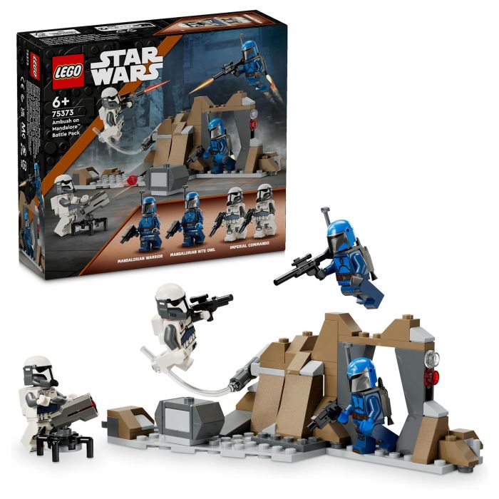 Lego Star Wars 75373 Pack Emboscada En Mandalore, Juguete Construible Para Niños +6 Años Con Minifiguras 7