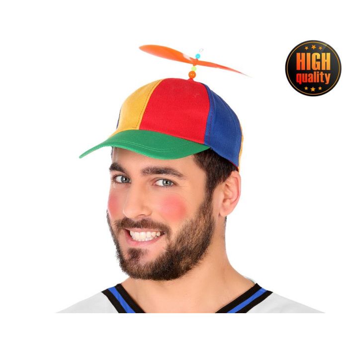 Gorra Hélice Multicolor Carnaval Hombre Adulto