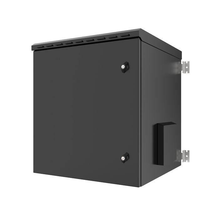 Lanview Armario Rack Mural 19'' 12U 600x600mm IP55. Tapa Abatible, Filtrado de Polvo y Entradas de Cable Densas para Ventilación Pasiva.