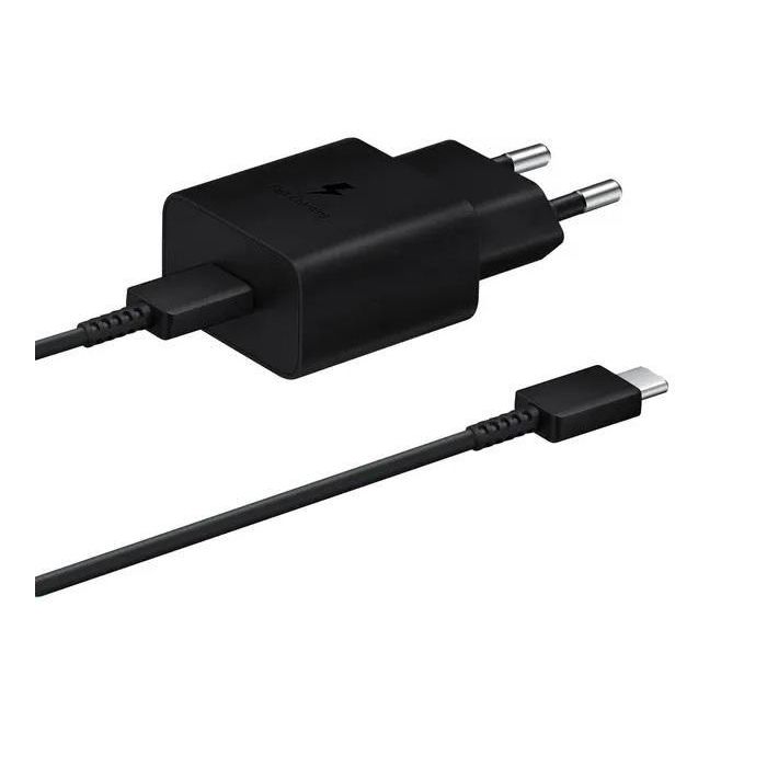 CoreParts USB Power Charger QC3.0 15W 12V/1.25A Output: USB-A with USB-C cable Input: 110-230V EU Wall, for mobile phones, tablets & other devices, Black Color, USB Charger, USB Adapter