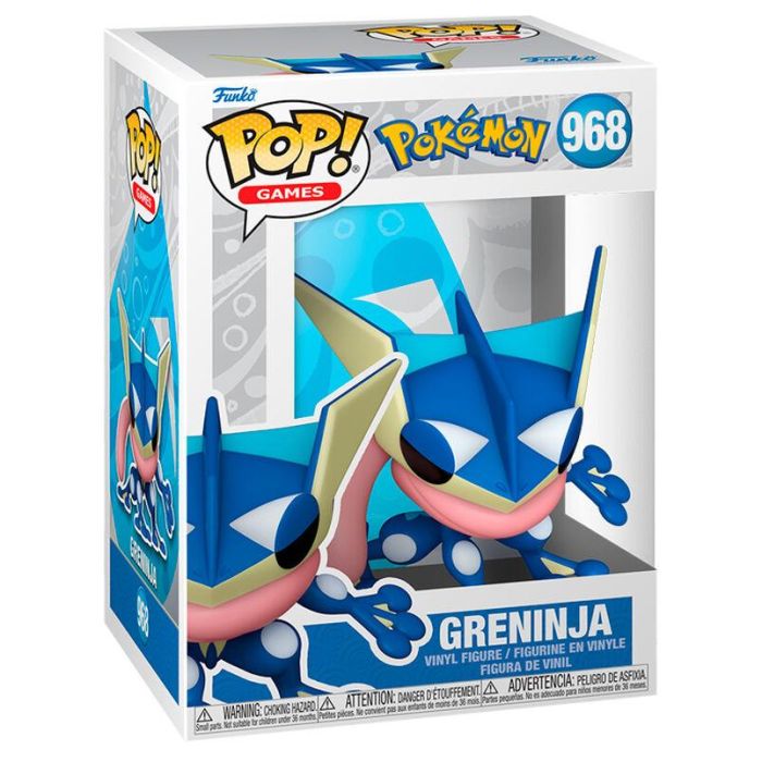 Funko 70927 Figura Pop Greninja Pokémon de Vinilo 9 cm con Caja Original 1