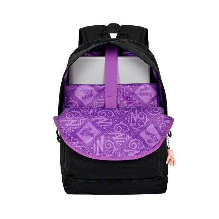 Karactermania Wednesday Miércoles Uniform Mochila HS FAN 2.0, Negro 44x31x18 cm 3