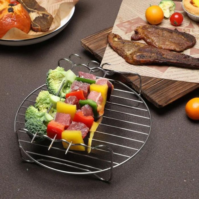 Rejilla Red para Airfryer con 3 Pinchos Quttin - Inde (12 Unidades) 1