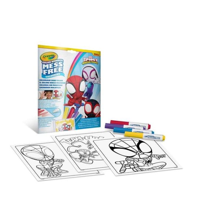 Crayola Color Wonder Spidey Set de Colorear sin Manchas 30x23x1 cm 1