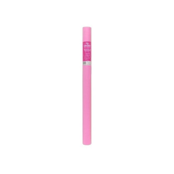 Papel Seda Canson 20G Rollo 0,5X5 M Fucsia 10 unidades
