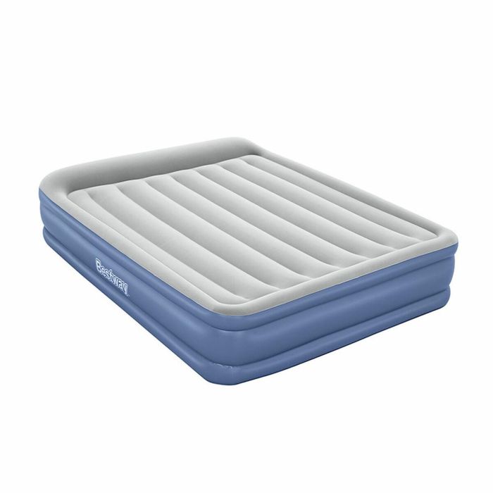 Bestway BES6941607329689 Cama Hinchable Doble Tritech, 203x152x46 cm, Soporta 300 Kg, Inflado Rápido en 4 Minutos