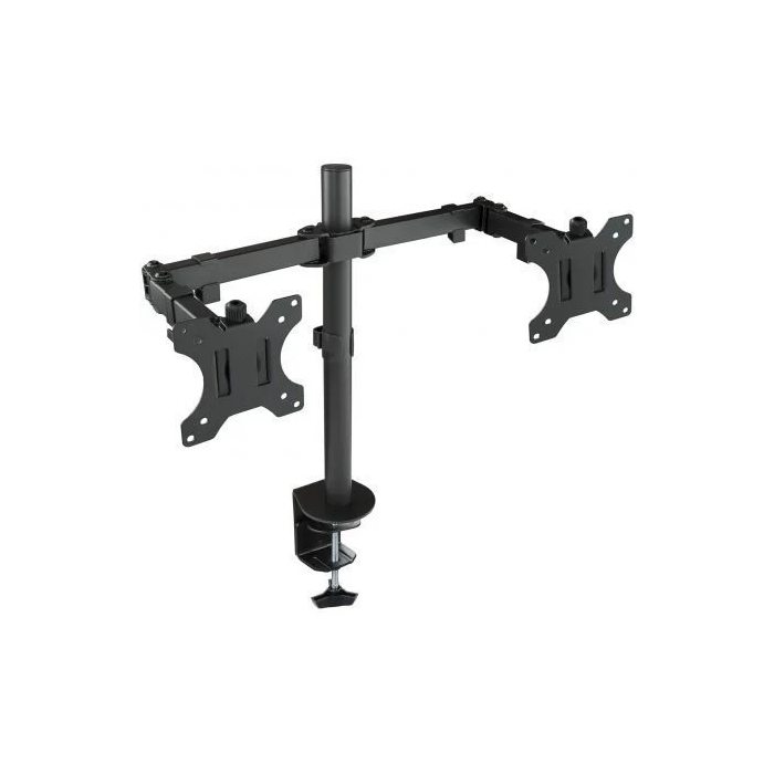 Tooq Soporte de Mesa para 2 Monitores DB1232TN-B, Giratorio, Inclinable, VESA 75x75/100x100, hasta 8kg por Brazo 1 Tooq Soporte de Mesa para 2 Monitores DB1232TN-B, Giratorio, Inclinable, VESA 75x75/100x100, hasta 8kg por Brazo 1