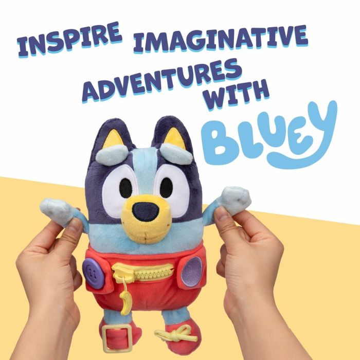 Bluey BLU0630996189641 Peluche de actividades para bebé - 25 cm 1